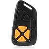 Dpofirs Telecomando a Scorrimento for TikTok Clicker Girapagina for KINDLE, Telecomando Bluetooth per Scroller Fotocamera, Telecomando per iOS/Android (Black)