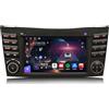 GONFEN Qualcomm 8-Core 8GB+128GB Android 14 Autoradio GPS Navigatore per Mercedes Classe E W211 Classe CLS W219 7 pollici Schermo IPS CarPlay Android Auto Bluetooth 5.1 WiFi 4G DSP DAB+ USB FM RDS Canbus