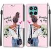 KENHONER Custodia per Motorola Edge 60 Fusion/Edge 60, ragazza