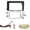 FNERRMEVC Per Ssangyong Per Actyon Per Kyron 2005-2011 2 Din Radio Dvd Fascia Telaio Bezzi Cruscotto Cavo Cinghia Connettore Adattatore Cornice per fascia radio(Cavo del telaio A)
