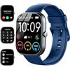 Uaue AI Smartwatch Uomo Donna, 2025 Nuova Fitness Tracker Orologio con Voce AI/Quadrante AI, Chiamate Bluetooth/Cardiofrequenzimetro/Contapassi/Sonno/115+ Sportive, 1.91 Smart Watch Impermeabile IP68