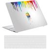 HLAAJJX Custodia Compatibile con Macbook 12 pollici 2017 2016 2015 con display Retina A1534, Case Rigida Protettivo Plastica Copertina & Tastiera Cover, Pigmento colorato