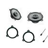 Superauto hi-fi Hertz X 130 X130 Kit 2 casse coassiali Altoparlanti 13 cm + supporti casse compatibile con Renault Megane III dal 2009 predisposizione anteriore o posteriore