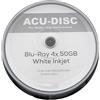 ACU-DISC Confezione da 10 ACU-DISC BD-R DL 4x 50GB Bianco A getto d'inchiostro Blu-Ray