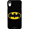 Personalaizer Cover per iPhone XR Negro con un diseño de Batman Logo Classic
