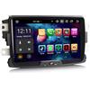 erisin 8-Core 4GB + 64GB 8 pollici Android 14 Autoradio Bluetooth GPS Navigatore per Renault Dacia Duster Sandero Dokker Supporto Wireless Carplay Android Auto DSP Bluetooth Wifi DAB+ TPMS