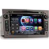 Erisin 6GB+128GB 8-Core Android 14 Autoradio Bluetooth per Opel Astra H Antara Corsa C/D Vivaro Zafira Vectra Meriva Signum 7 DVD IPS Supporta GPS Navigatore CarPlay Android Auto WiFi 4G DAB+ Canbus