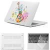 HLAAJJX Copertina per Macbook Pro 13 pollici Custodia 2012 2011 2010 2009 2008 A1278 CD-ROM,Laptop Case Protettiva in Plastica &Tastiera Cover per Macbook Pro 13,3 - Musica e Guita