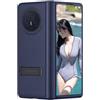 TECSHINE Custodia per HONOR Magic V3, Custodia per Cellulare, Cover per Telefono in Pelle per HONOR Magic V 3 -Blu