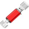 Yaxiny Chiavetta USB C da 128 GB, ad alta velocità, USB 3.0 tipo C, doppia OTG, per TV, auto, smartphone, PC, laptop, Chromebook, MacBook Pro