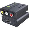Techly 622083 Convertitore AV 3 RCA ad HDMI Nero