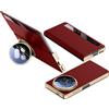TECSHINE Custodia Intelligente in Pelle per HONOR Magic V5. Chiusura Magnetica. Cover/Shell per Magic V 5