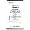 Generico Batteria per Brondi Amico N° Uno Model BIGFP800AD Brondi Amico numero 1, prestazioni e prestazioni pari all'originale.