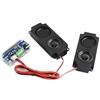 UeeKKoo WM8960 Audio HAT compatibile con Raspberry Pi 5/4B/3B+/3B/2B/Pi Zero/Zero W/Zero WH/Pi Zero 2W/Zero 2WH, WM8960 Hi-Fi Sound Card HAT, Stereo CODEC, Hi-Fi Play/Record, Vieni con 8Ω 5W Speaker