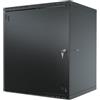 STALFLEX Armadio di Rete 19 Pollici - Armadio Rack 12U - Server Rack per Montaggio a Parete - Capacità di Carico 55 kg - Profondità 450 mm - Rack 19 Pollici - Nero