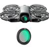 Generico Per DJI NEO 2 Set di Filtri con Rivestimento Multistrato a Densità Neutra ND8, ND16, ND32, Lenti Ottiche Polarizzate CPL, Pellicola Protettiva UV per Lenti Drone NEO 2 (CPL)
