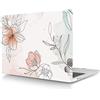 HLAAJJX Custodia per Macbook Air 13 pollici 2017 2016 2015 2014 2013 2012 2011 2010 Pubblicazione Modello A1466 A1369, Copertina Rigida in Plastica Protettiva, Fiore abbozzato