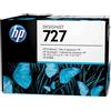 HP 727 Testina di Stampa DesignJet Originale B3P06A, nero matte, nero fotografico, ciano, magenta, giallo, grigio, per Stampanti DesignJet Serie T3600, T2500, T1600, T1500 & T900, Tecnologia InkJet