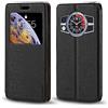 Shantime Custodia Flip in Pelle PU con Finestra Visibile e Chiusura Magnetica Invisibile Compatibile con Cubot KingKong 9, Protezione Totale (Nero)