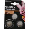 Duracell Pile Speciali 2016 Linea Simply, 3Pz