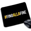 csm informatica Tappetino Mouse Pad GADGET NON UFFICIALE per Tifoso Squadra Calcio Forza bianconeri # fino alla fine #finoallafine