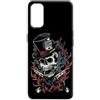 Mixroom - Cover Custodia Back case In TPU Silicone Morbida Per OPPO A96 4g (No 5g) Fantasia Teschio Coltelli CD55