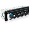 VIGORTHERIVE Autoradio Stereo 520 Bluetooth Autoradio con Telecomando 12V in-Dash 1 DIN Car MP3 Multimedia Player Connettore ISO con FM/USB/SD/AUX