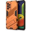 ESTH® Custodia per Samsung Galaxy A33 5G con Supporto [Compatibile con Supporto Magnetico per Auto] Cover Paraurti PC + TPU, Arancia