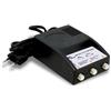 G.B.S. Elettronica AMS2/RF 2U LTE SWITCHING-amplificatore retro TV UHF+VHF 28dB -attacco F , alimentazione switching e filtro LTE