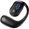 Generico Auricolare A Mani Libere - Cuffie Bluetooths | Auricolare Wireless A Orecchio Singolo | 5.3 Earbud | Cuffie HiFi Sound Sport, Rumore Impermeabile Che Riduce Gli Auricolari Wireless Per L'ufficio Ci