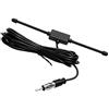 Frefgikty 1 x antenna universale per auto, barca, stereo, AM FM, a dipolo, montaggio adesivo, antenna radio in vetro