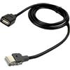 Wokyo Cavo adattatore USB per auto, adatto per KIA, Hyundai Elantra, MISTRA, Tucson, USB femmina, unità centrale per interfaccia audio e video