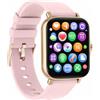 Generico Smartwatch,1.69 HD Orologio Smartwatch Uomo Donna con funzione chiamata, 113+ Sportive Smart Watch Contapassi/Cardiofrequenzimetro/Sonno, Impermeabil IP68 Fitness Tracker per iOS Android (Oro)