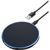 Generico Caricatore Wireless, Caricatore Senza Fili Portatile Rapida a 20W,Caricabatterie Wireless per iPhone 15/14/13/12/11/Pro Max/Mini/XS/XR, Compatibili Samsung/Huawei/Xiaomi