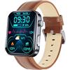 Hardware Tribe Health Smart Management Watch F300, schermo HD 2,10, ECG, BMI, HRV, monitoraggio del sonno, orologio intelligente con funzione SOS clic.