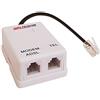 telecom Filtro ADSL Telefono Presa RJ 11 TELEFONICO Modem Splitter Plug FAX