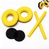 Voarmaks Kit di cuscinetti per orecchie e fascia per la testa, colore arcobaleno, compatibili con cuffie Sennheiser HD25 HD250BT HD25-ll HD25S Il HMD25 copri-schiuma (set gialli)
