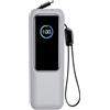 Zhixteu Copertura in Silicone per Anker Zolo 25,000mAh 165W, Antipolvere Antiurto Antigraffio Morbido Manicotto Protettivo Custodia di Protezione per Banca di Alimentazione (Grigio)