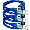 AZDelivery 3 x Cavo blu da USB-B a USB-A compatibile con Mega 2560 e Arduino