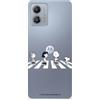 LA CASA DE LAS CARCASAS Custodia compatibile con Motorola Moto G53 5G Ufficiale Peanuts Personaggi Pedoni per proteggere il tuo cellulare. Custodia in silicone trasparente flessibile con licenza ufficiale Snoopy