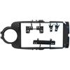 WEFOLCC Mascherina Autoradio 9 Pollici Per TOYOTA Per YARIS Per VITZ Per PLATZ 2012-2017 Autoradio Android Cornice Stereo Pannello Lettore Fasce Cablaggio Filo Decoder Canbus(Frame A)