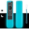CTRLBETTER Custodia Telecomando in Silicone Compatibile Con Sony Smart Android TV RMF-TX800P RMF-TX800U RMF-TX810U RMF-TX900P RMF-TX900U Telecomando Copertura Protettiva Antiurto Con Blu Fluorescente e Cordino