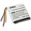 vhbw batteria compatibile con SanDisk Sansa Fuze 4GB, Fuze 8GB MP3 music player lettore musicale (550mAh, 3,7V, Li-Poly)