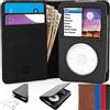 Snugg Cover iPod Classic, Apple iPod Classic Flip Custodia Case [Slot per Schede] Pelle Portafoglio Progettazione Esecutiva [Garantita a Vita] - Nero, Legacy Range