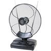 GBC, Antenna Da Interni Amplificata Per Dvb-T1 / Dvb-T2 E Radio Fm Con Filtro Lte E Guadagno Regolabile