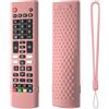 Generico Custodia in silicone per telecomando, antiscivolo, anti-caduta, con cordino per LG AKB75375604 AKB75095302 AKB73715601 per LG AKB Series Smart TV (Rosa)