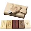 agsu Chiavetta USB da 128 GB, Memory Stick 2.0, in legno, con logo personalizzato, da 4 GB, 8 GB, 16 GB, 32 GB, 64 GB, GIF per matrimoni (32 GB), 1 pezzo