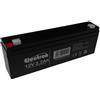 Electron BATTERIA PIOMBO RICARICABILE 12V 2,2AH 178X60X34mm PER ANTIFURTI SIRENE E ALLARMI 2AH 2,3AH