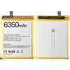 Audiosystem BATTERIA COMPATIBILE per DOOGEE S96 PRO BAT20ZN1296350 PILA Con Capacità Originale 6350MaH RICAMBIO Sostituzione