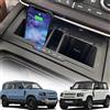 Singkin Caricatore Wireless Auto per Land Rover Defender 90 110 130 2020-2023, 15W Qi Pannello Rapida Ricarica Telefono Pad per LandRover Defender X/X-DYNAMIC/V8/CARPATHIAN EDITION Interni Accessori